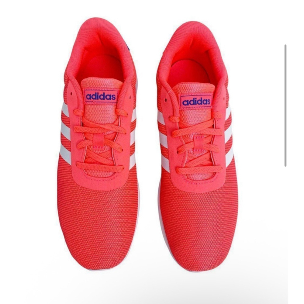 adidas Lite Racer 2.0 K – Women’s US 7.5 (Youth 6.5) – Coral/White - Picture 5 of 9
